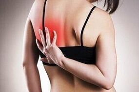 dolore sotto la scapola sinistra dalla parte posteriore